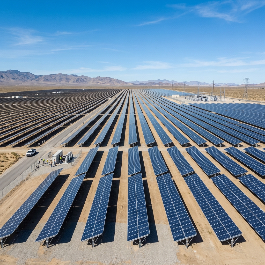 On-Grid Solar Panel Installation